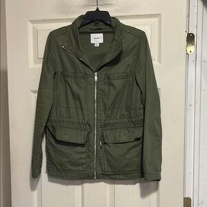 Old Navy Utility Jacket Size Medium Green